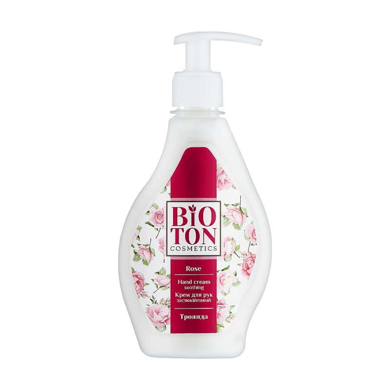 Заспокійливий крем для рук Bioton Cosmetics Hand Cream Троянда, 350 мл